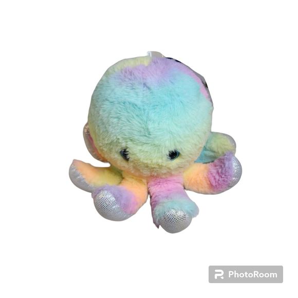 The Petting Zoo Ombrez Octopus Stuffed Animal Plush Rainbow Toy Kids Oce… - Picture 7 of 10